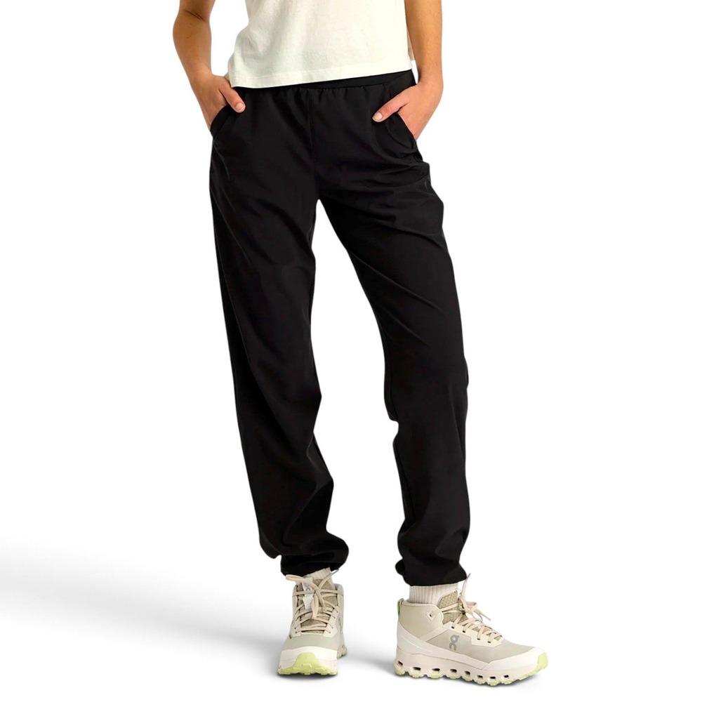 Free Fly Breeze Flats Pant Women S Black Straight Leg Lightweight Stretch UPF 50
